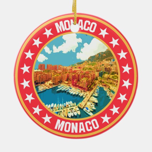 Monaco Keramik Ornament (Hinten)