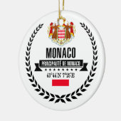 Monaco Keramik Ornament (Links)