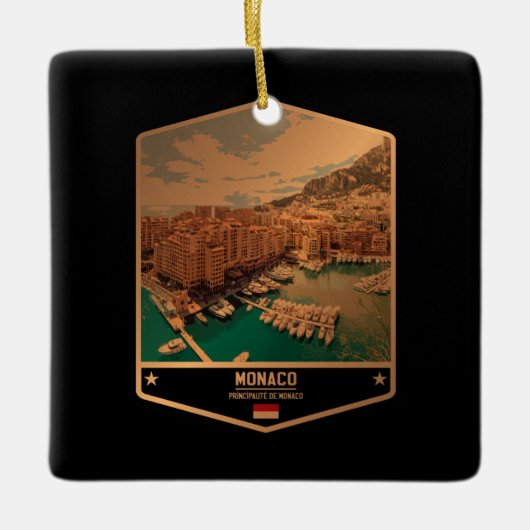 Monaco Keramikornament (Vorderseite)