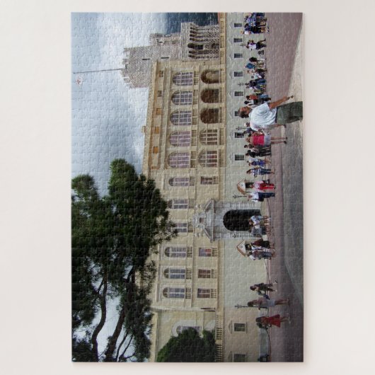 Monaco Königlicher Palast Monte Carlo Puzzle (Vertikal)