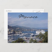 Monaco-Kreuzfahrt Postkarte (Vorne/Hinten)