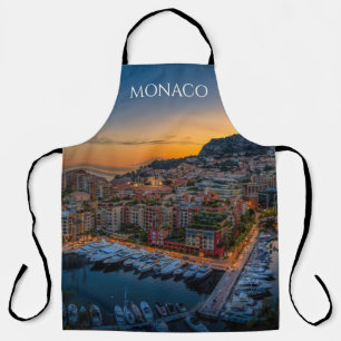 Monaco Küchenschürze Souvenir Andenken Erinnerung Schürze