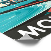 Monaco Kunst, Dichtung und Musik Poster (Ecke)