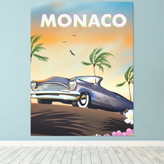 Monaco Leinwanddruck (Insitu (Holzboden))