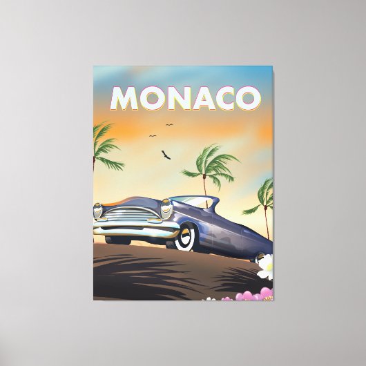 Monaco Leinwanddruck (Vorderseite)