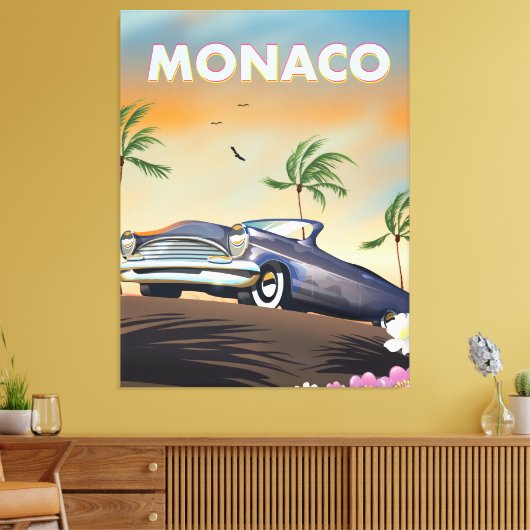 Monaco Leinwanddruck (Insitu (Wohnzimmer))
