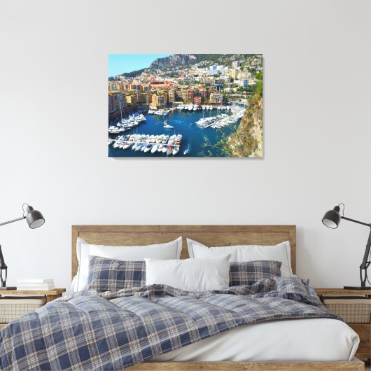Monaco Leinwanddruck (Insitu (Schlafzimmer))