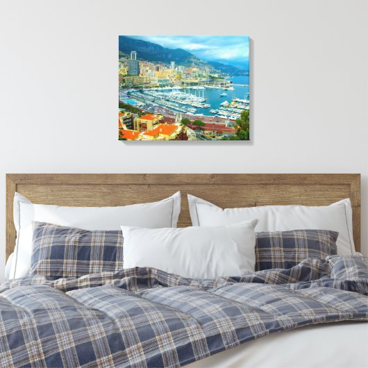 Monaco Leinwanddruck (Insitu (Schlafzimmer))