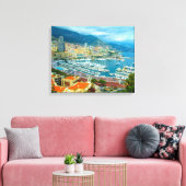 Monaco Leinwanddruck (Insitu (Wohnzimmer))