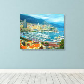 Monaco Leinwanddruck (Insitu (Holzboden))