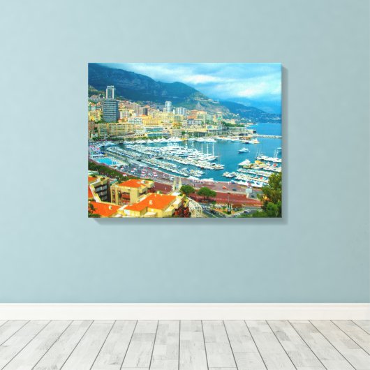 Monaco Leinwanddruck (Insitu (Holzboden))