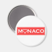 Monaco Magnet (Vorderseite/Rückseite)