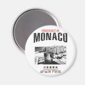 Monaco Magnet (Vorderseite/Rückseite)