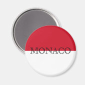 Monaco Magnet (Vorderseite/Rückseite)