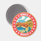 Monaco Magnet (Vorderseite/Rückseite)