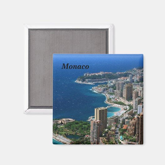 Monaco - magnet (Vorderseite/Rückseite)