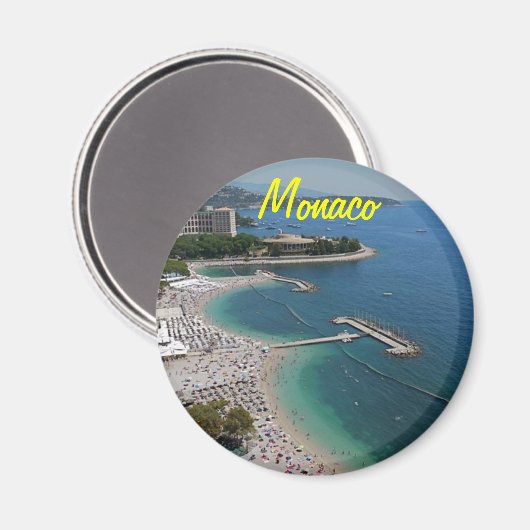 Monaco-Magnet Magnet (Vorderseite/Rückseite)
