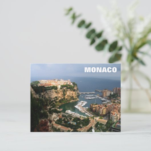 Monaco Magnet Postkarte (Stehend Vorderseite)