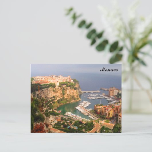 Monaco Magnet Postkarte (Stehend Vorderseite)