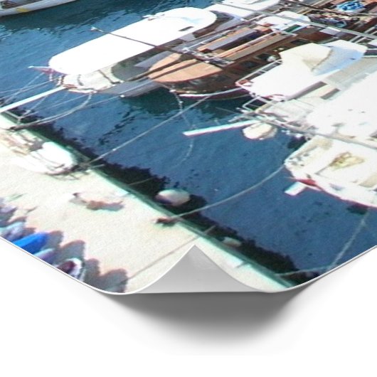 Monaco Marina und Condos Poster (Ecke)