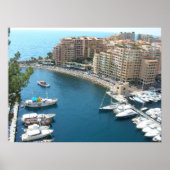 Monaco Marina und Condos Poster (Vorne)