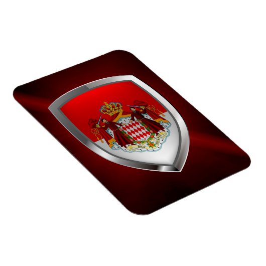 Monaco Metallic Emblem Magnet (Rechte Seite)