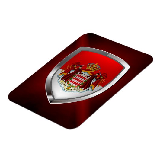 Monaco Metallic Emblem Magnet (Linke Seite)