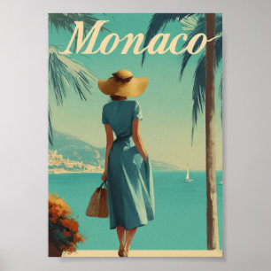 Monaco Mode vintage  Poster