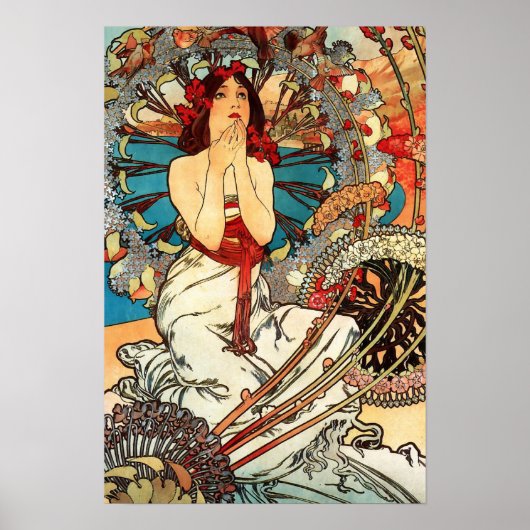 Monaco Monte Carlo Alphonse Mucha Poster (Vorne)