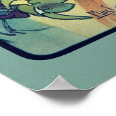 Monaco Monte-Carlo (Aquamarin) Poster (Ecke)