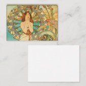 Monaco, Monte-Carlo, Chemins de Fer P.L.M by Mucha Mitteilungskarte (Vorne/Hinten)