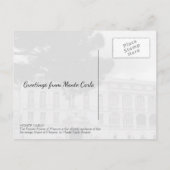 Monaco Monte Carlo Der Park der Villa Negroni, Vez Postkarte (Rückseite)