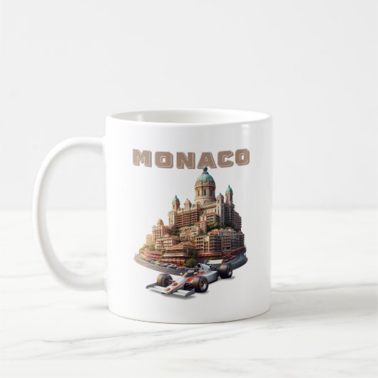 Monaco Monte Carlo Kaffeetasse (Links)