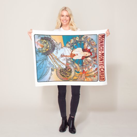 Monaco, Monte-Carlo, Mucha Fleecedecke (Beispiel)