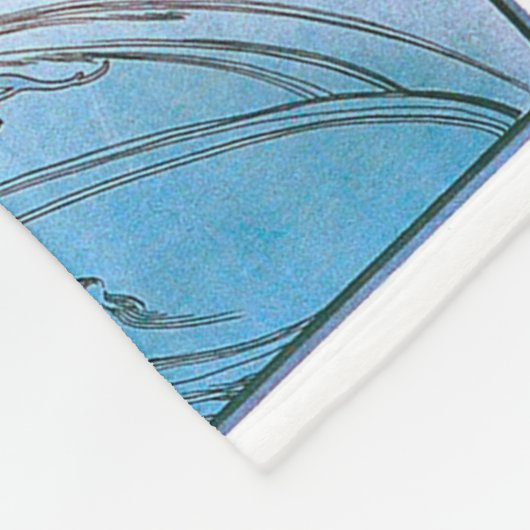 Monaco, Monte-Carlo, Mucha Fleecedecke (Ecke)