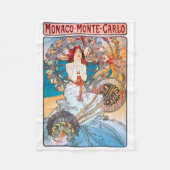 Monaco, Monte-Carlo, Mucha Fleecedecke (Vorderseite)