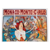 Monaco, Monte-Carlo, Mucha Große Geschenktüte (Vorderseite)