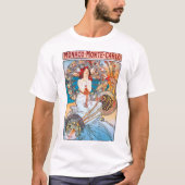 Monaco, Monte-Carlo, Mucha T-Shirt (Vorderseite)
