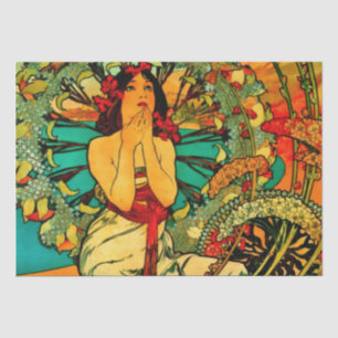 Monaco Monte Carlo Plakat von Alphonse Mucha Seidenpapier