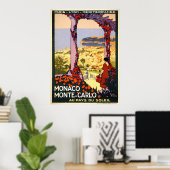 Monaco Monte Carlo Poster (Heimbüro)