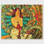 Monaco Monte Carlo Poster von Alphonse Mucha Geschenkpapier (Flach)
