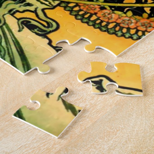 Monaco Monte Carlo Poster von Alphonse Mucha Puzzle (Seite)