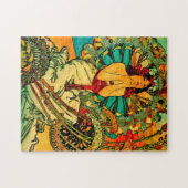 Monaco Monte Carlo Poster von Alphonse Mucha Puzzle (Horizontal)