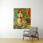 Monaco Monte Carlo Poster von Alphonse Mucha Wandteppich (Beispiel)