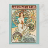 Monaco Monte Carlo Postkarte (Vorderseite)