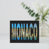 Monaco Monte Carlo Postkarte (Stehend Vorderseite)