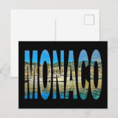 Monaco Monte Carlo Postkarte (Vorne/Hinten)