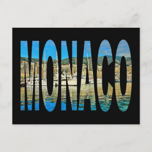 Monaco Monte Carlo Postkarte