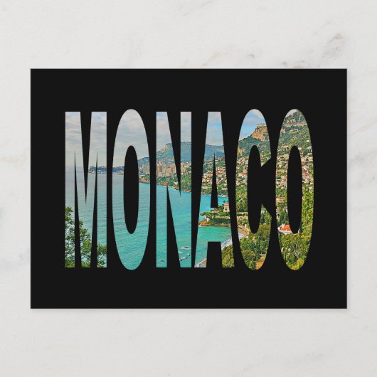 Monaco Monte Carlo Postkarte (Vorderseite)