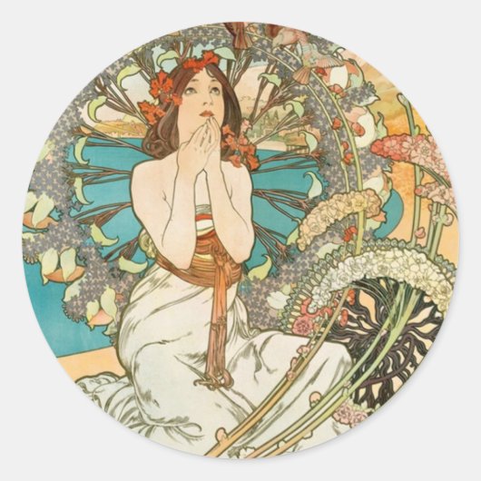 Monaco Monte Carlo Runder Aufkleber (Vorderseite)